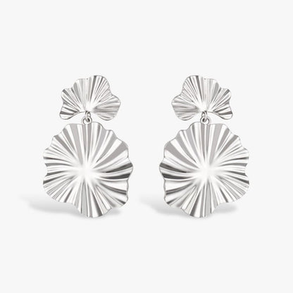 Fashion Lotus Leaf Earrings