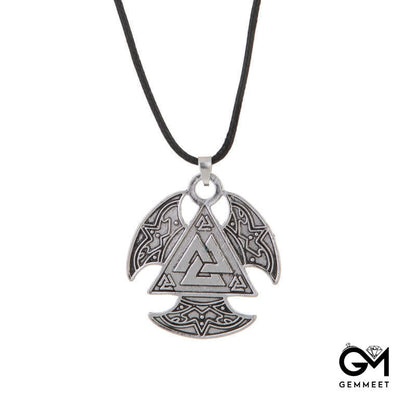 Viking Totem Double-sided Scandinavian Necklace