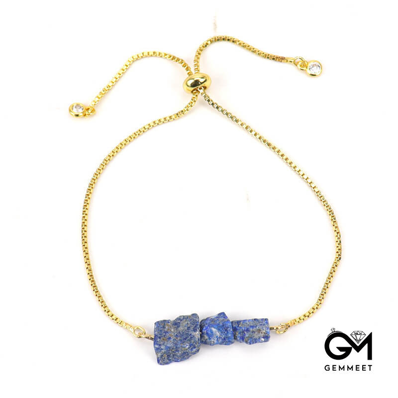 Crystal Push-pull Gold Bracelet