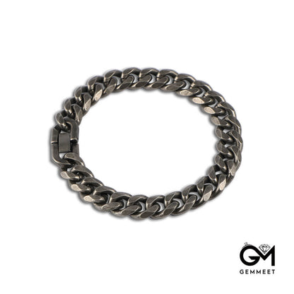 Vintage Cuban Titanium Steel Bracelet