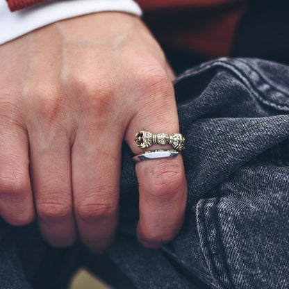 Vintage Men's Golden Scepter Ring