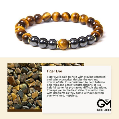 Creative Blue Tiger Eye Bracelet