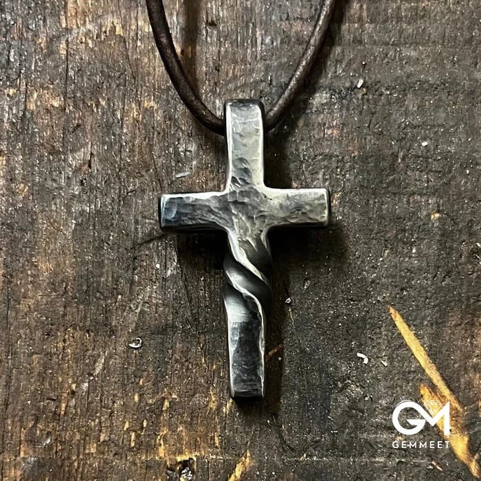 Hammer-cross Men Necklace