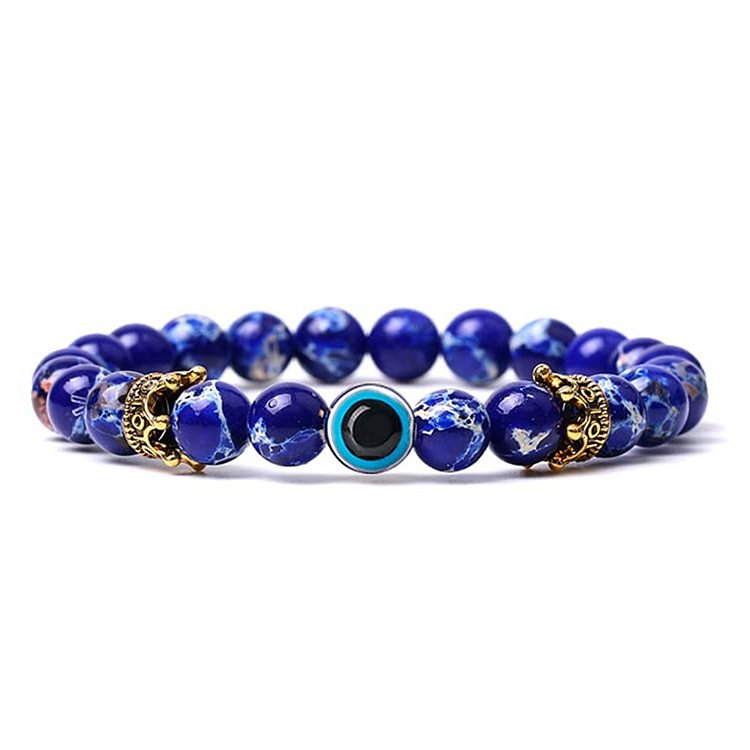 Turquoise With Evil Eye Protection Bracelet