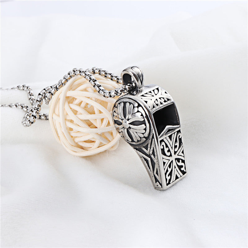 Hip Hop Retro Whistle Punk Domineering Pendant