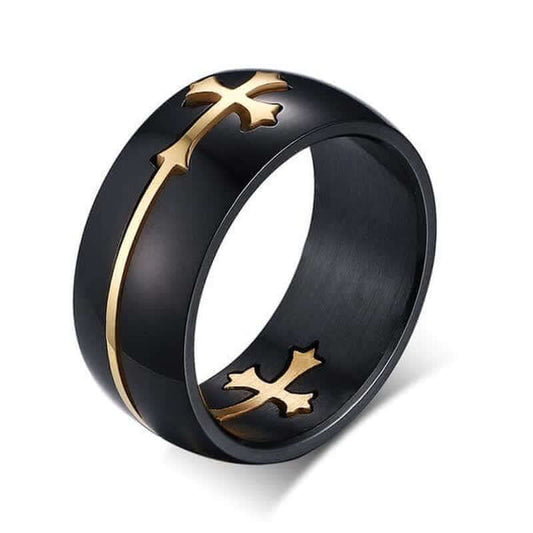 Men's Dainty Detachable Cross Ring