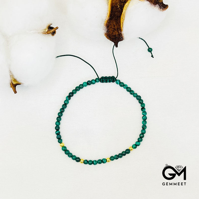 3MM Malachite Woven Bracelet