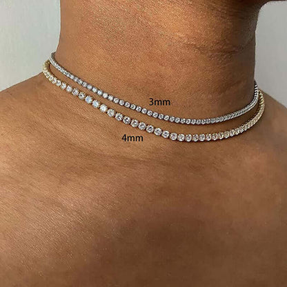 "Alluring Beauty" Luxury Zircon Choker Necklace