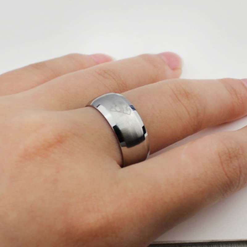 Superman Logo Titanium Steel Ring