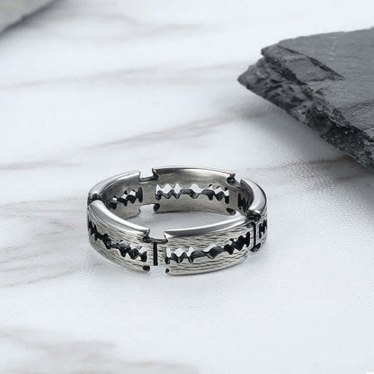 Men's Punk Rock Razor Blade Ring