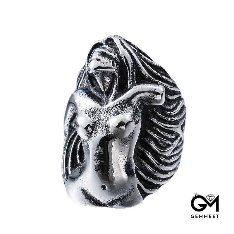 Titanium Steel Venus Goddess Ring