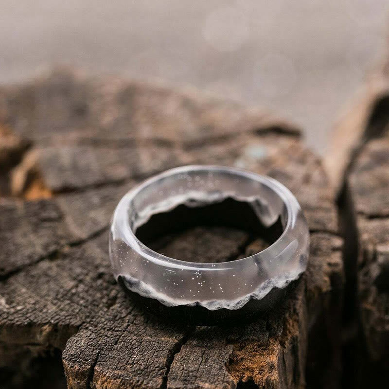 Wood Resin Glow Ring