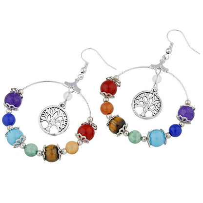 Life Tree Chakra Orgone Earrings