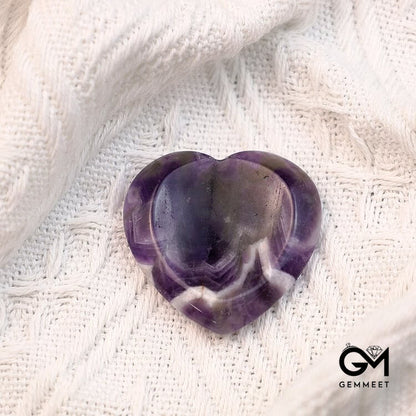 Dream Amethyst Heart Worry Stone