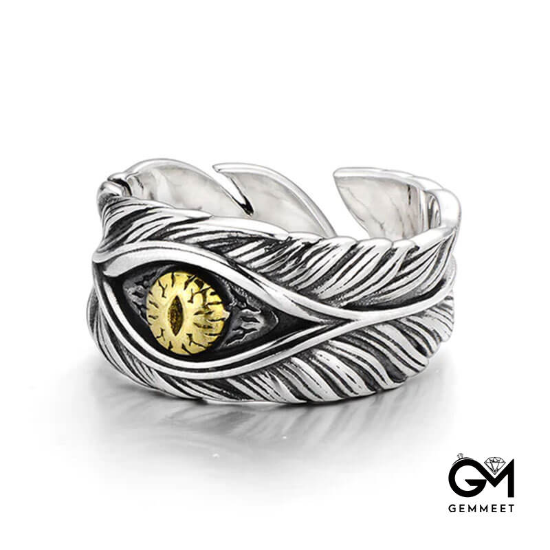 Men's Eye Of God High Street Feather Rings