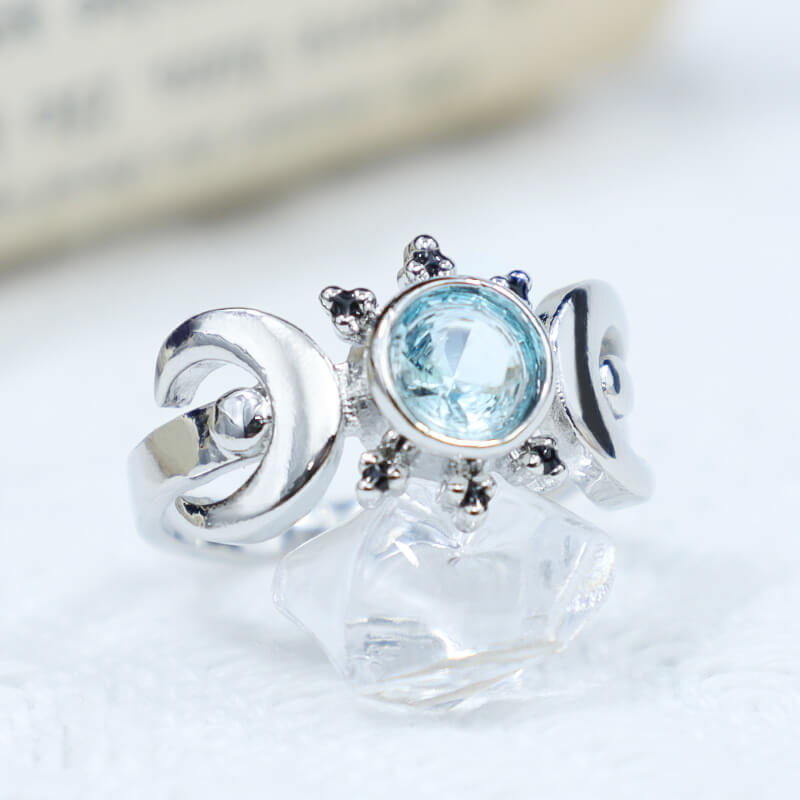 Mystic Moon Goddess Ring