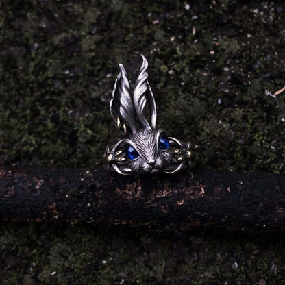 The Lolita Alice Rabbit Blue Sapphire Ring