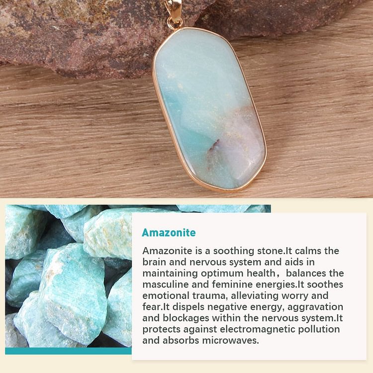 Natural Crystal Stone Necklace