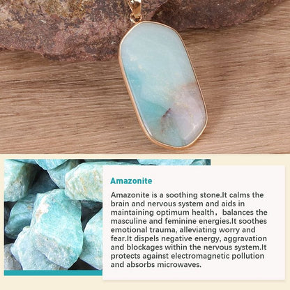 Natural Crystal Stone Necklace