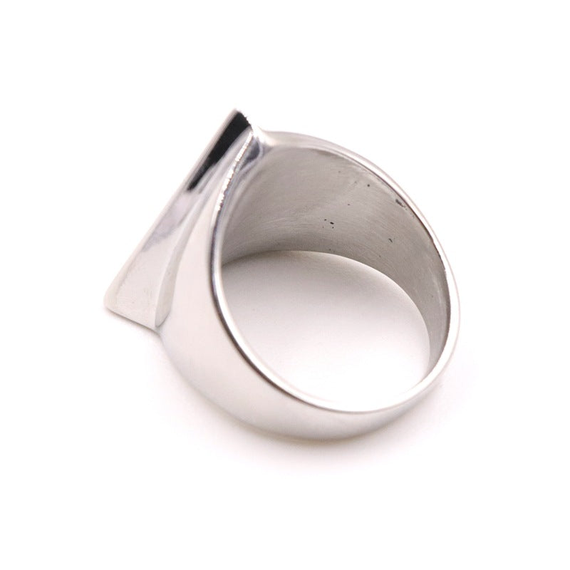 Stainless Steel Evil Eye Ring for Men