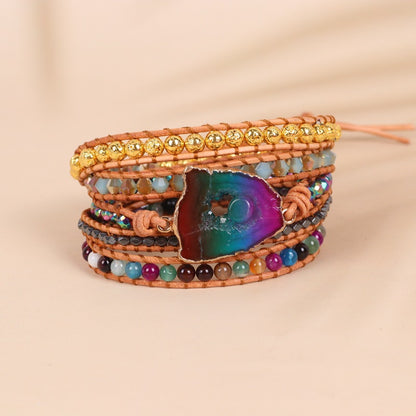 Bohemian Multicoloured Plated Bracelet