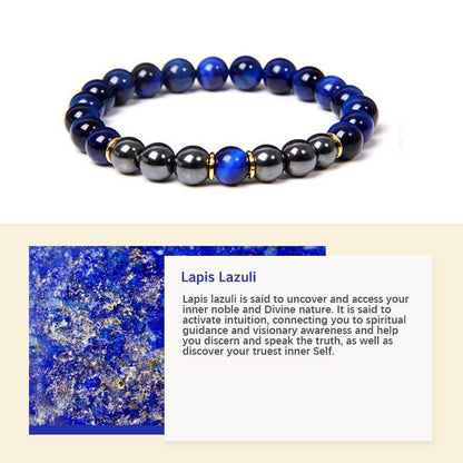 Blue Tiger Eye Protection Bracelet