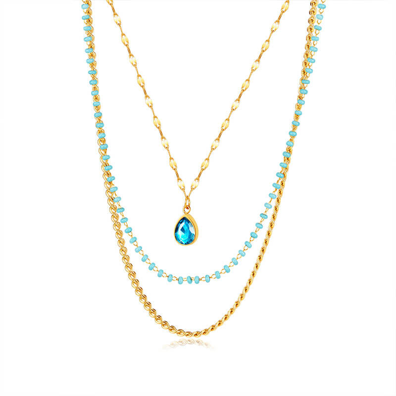 Stylish and Bohemian Style with Multi-layered Necklaces