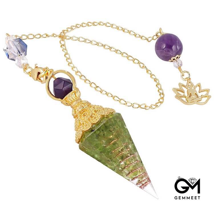 Variety Crystal Stone Pendulum