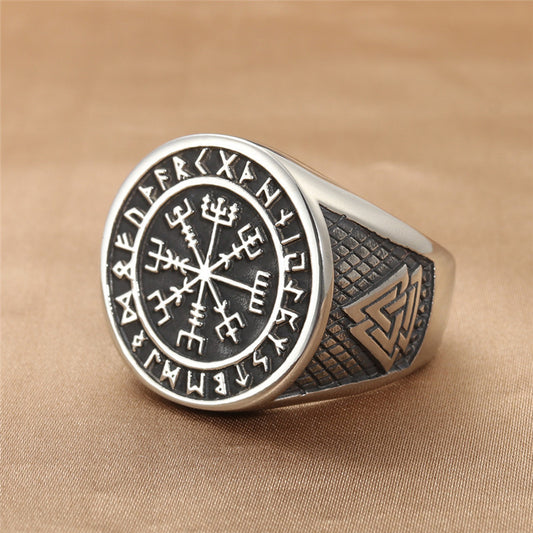 Viking Rice-shaped Retro Trendy Men's Ring