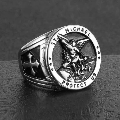 The Great Protector Satan Michael Ring