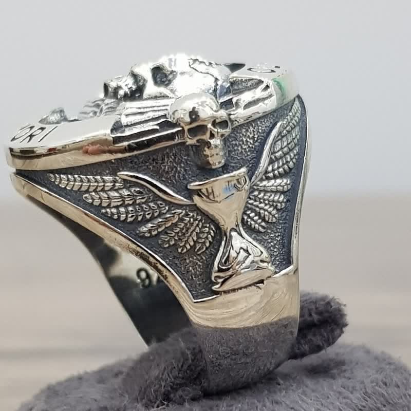 The Memento Mori Signet Ring