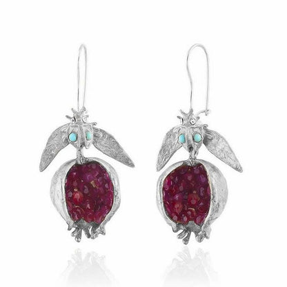 Lucky Pomegranate Seed Fashion Earrings