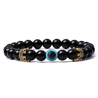 Turquoise With Evil Eye Protection Bracelet