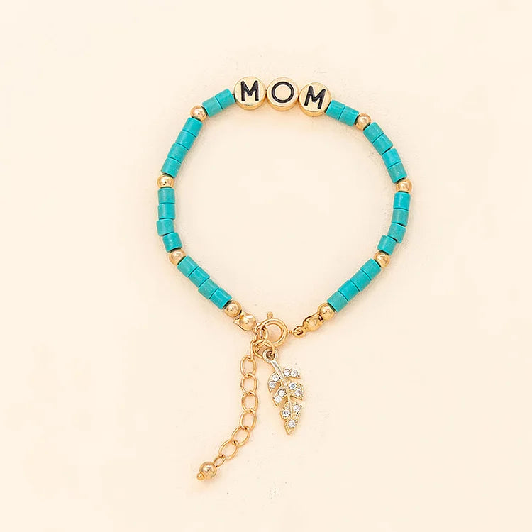 "For Mom"- Green Aventurine Wealth Bracelet