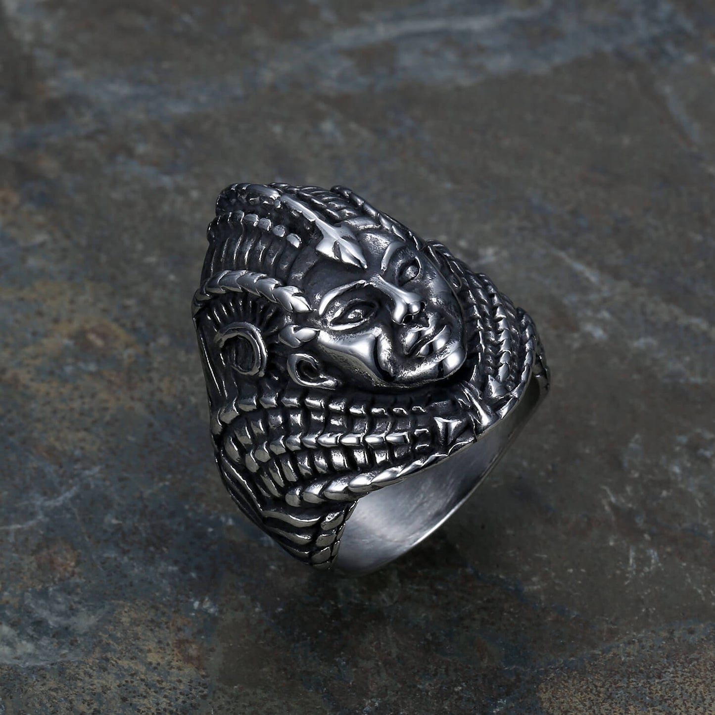 Personalized Men's Egyptian Pharaoh Ring