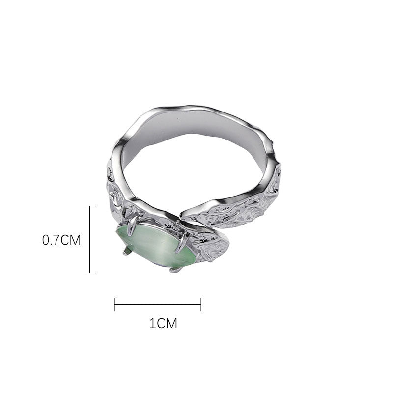 Opal Ring Niche Design High Sense Ring