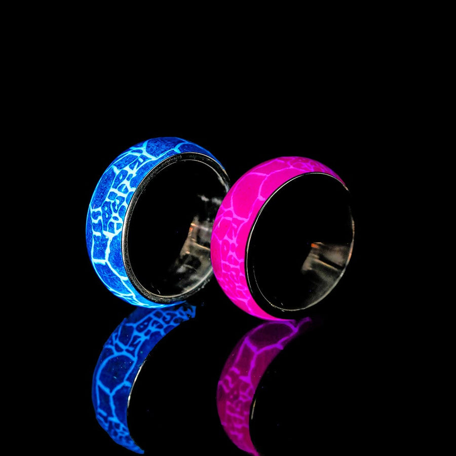 Stainless Steel Luminous Men Rings