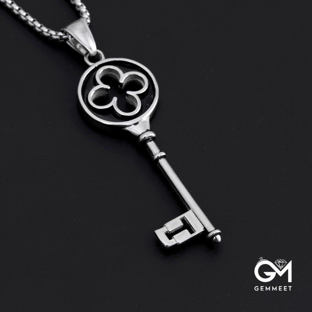 Stainless Steel Key Necklace