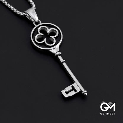 Stainless Steel Key Necklace