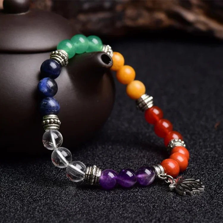 Chakra Lotus Symbol Bracelet