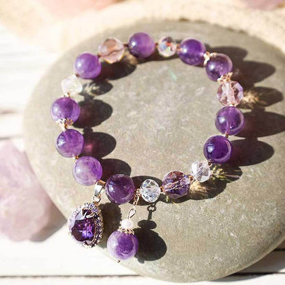 Healing Calm Amethyst Spiritual Bracelet