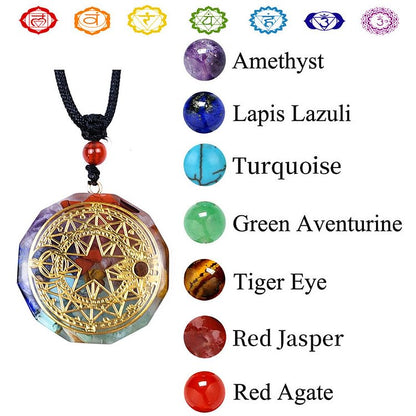 Chakra Star Symbol Yoga Necklace