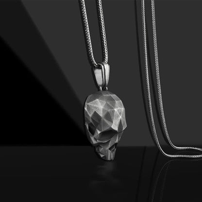 Men's Punk Geometric Skull Necklace