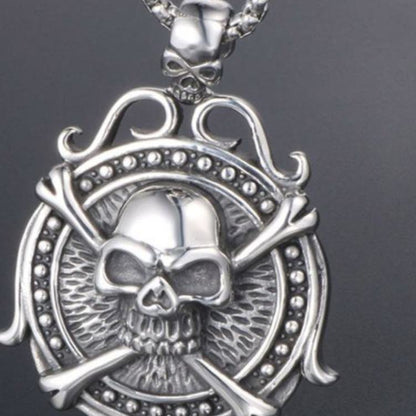 Vintage Skull Alloy Necklace