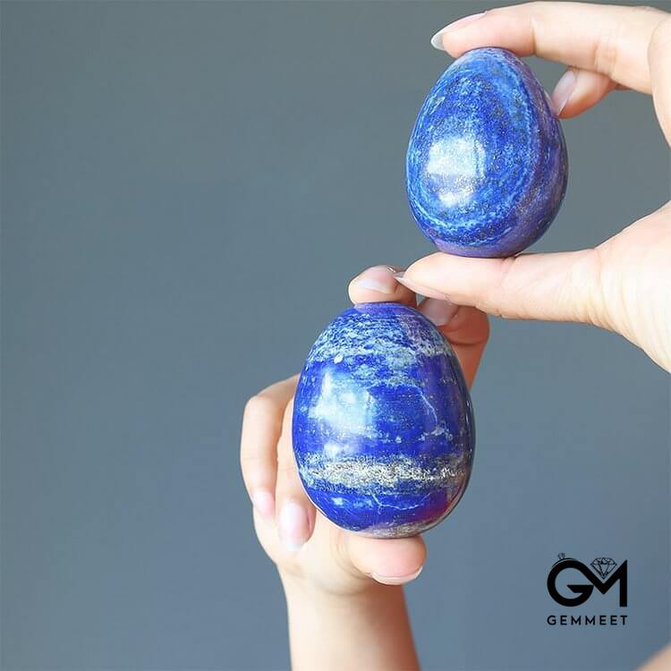 Easter Lapis Lazuli Meditation Vision Crystal Egg