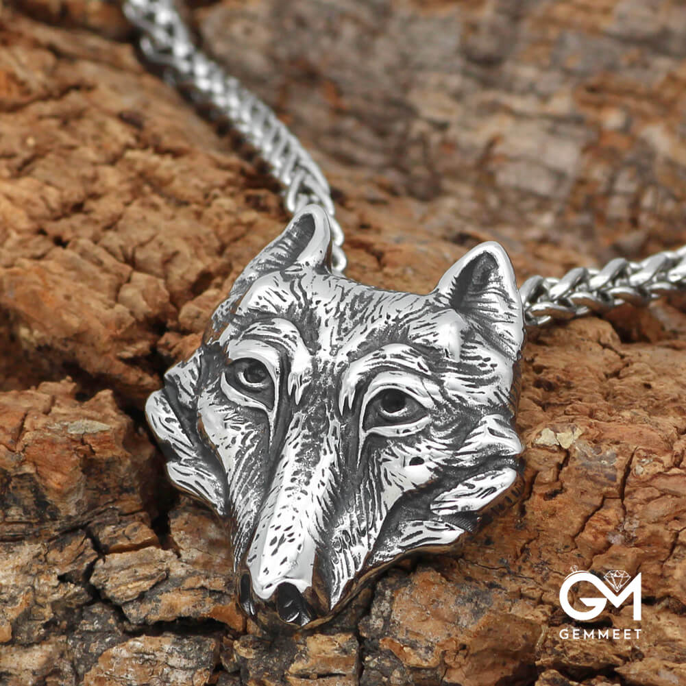 Nordic Viking Wolf Necklace