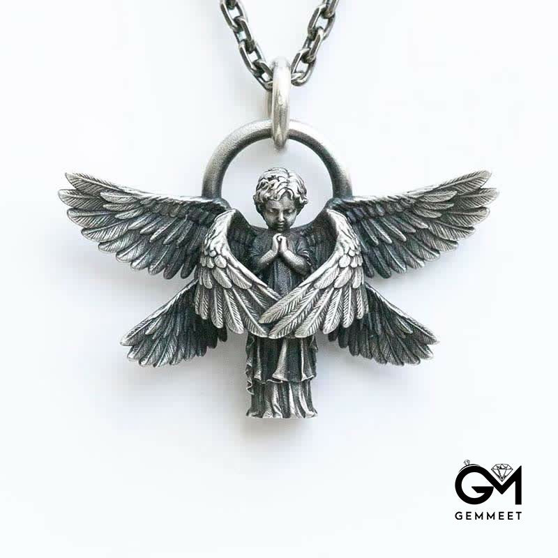 Guardian Angel - Seraphim Angel Wings Necklace