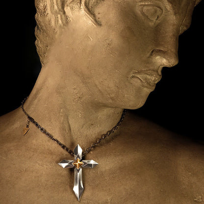 "Soul of the Warrior" - Crossed Swords Necklace