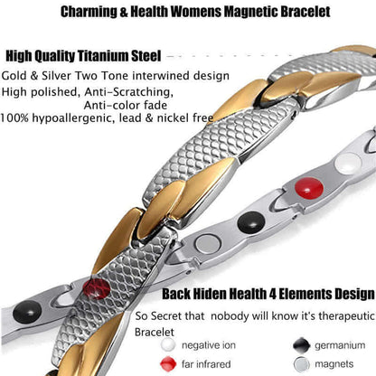 Dr. Magnetic Stainless Steel Bracelet