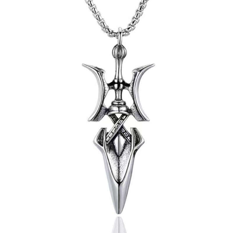 Fang Tian's Painting Halberd, Cold Trend, Cool Niche Design Hip-hop Pendant